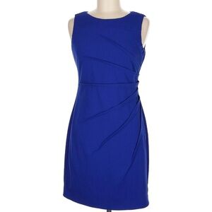 Calvin Klein Blue Starburst Sleeveless Sheath Dress